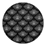 Mantis Spirit Animal Pattern Print Round Blanket
