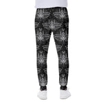 Mantis Spirit Animal Pattern Print Scuba Joggers