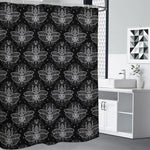 Mantis Spirit Animal Pattern Print Shower Curtain