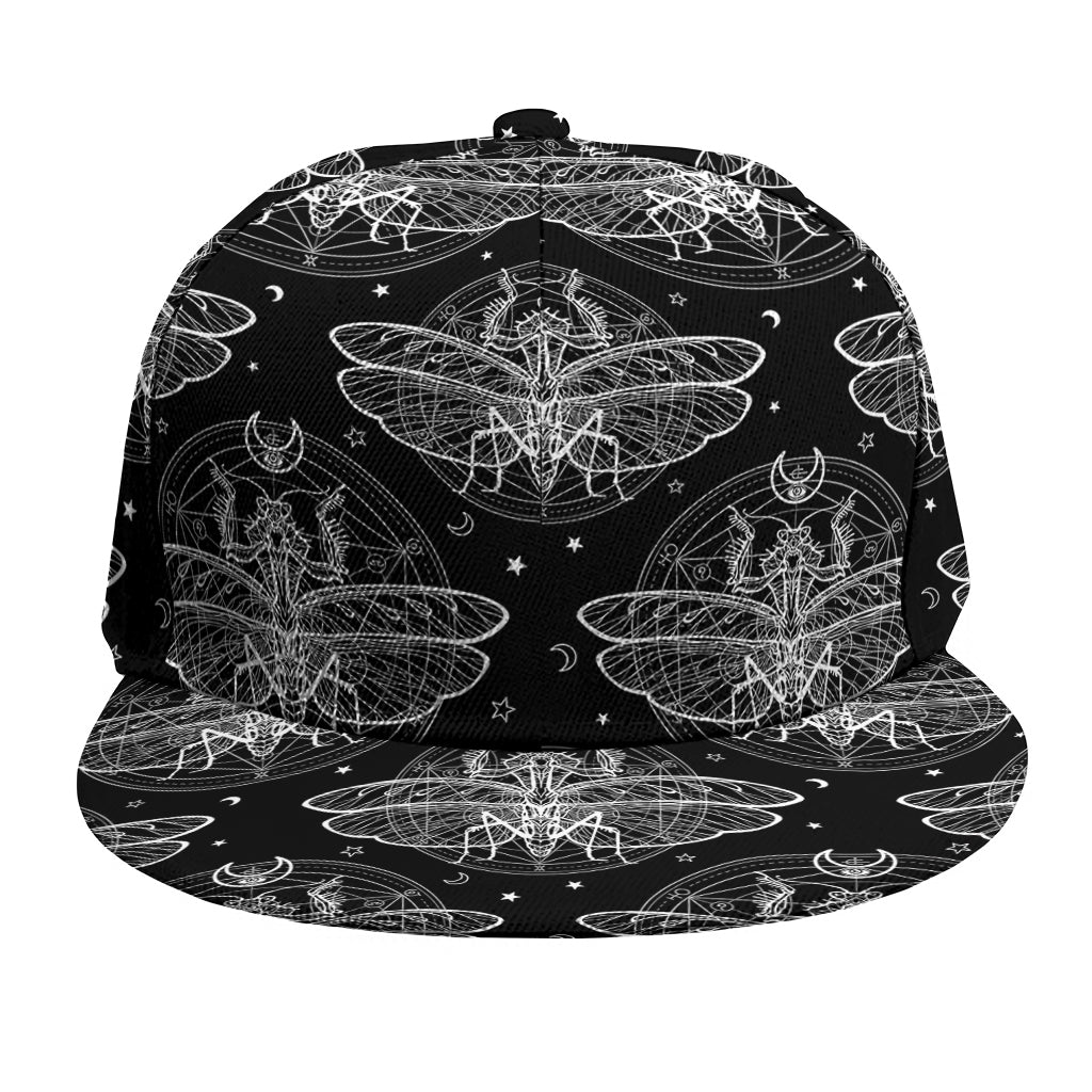 Mantis Spirit Animal Pattern Print Snapback Cap