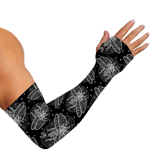Mantis Spirit Animal Pattern Print Sun Protection Arm Sleeves