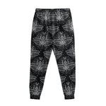 Mantis Spirit Animal Pattern Print Sweatpants