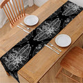 Mantis Spirit Animal Pattern Print Table Runner