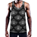 Mantis Spirit Animal Pattern Print Men's Workout Tank Top