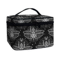 Mantis Spirit Animal Pattern Print Travel Makeup Bag