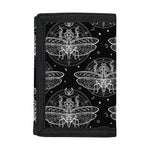 Mantis Spirit Animal Pattern Print Trifold Wallet