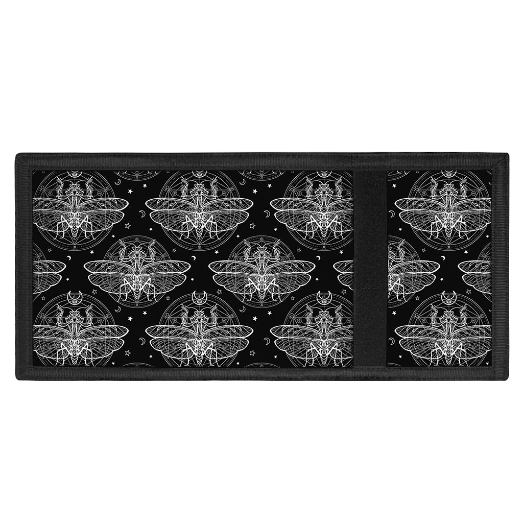 Mantis Spirit Animal Pattern Print Trifold Wallet
