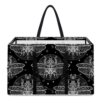 Mantis Spirit Animal Pattern Print Utility Tote Bag
