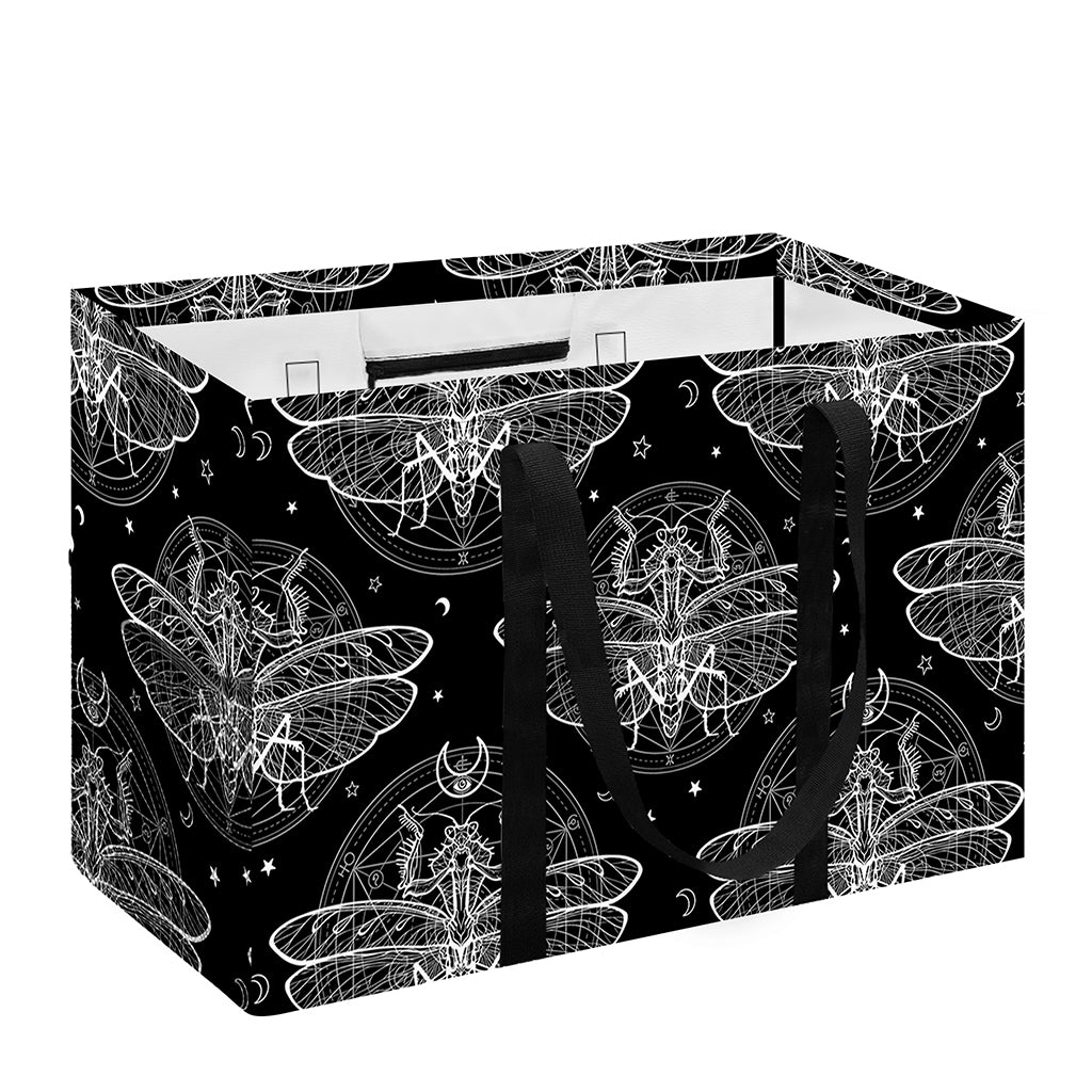 Mantis Spirit Animal Pattern Print Utility Tote Bag