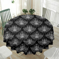 Mantis Spirit Animal Pattern Print Waterproof Round Tablecloth