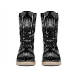 Mantis Spirit Animal Pattern Print Winter Boots