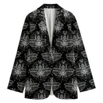 Mantis Spirit Animal Pattern Print Women's Blazer