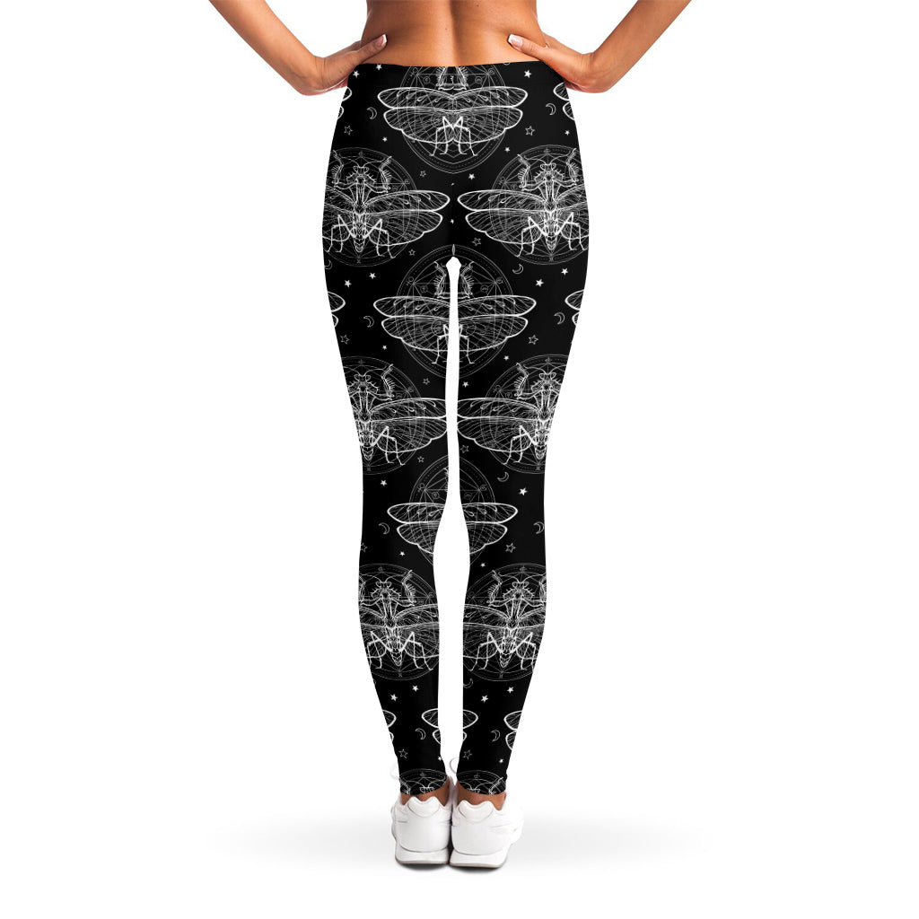 Mantis Spirit Animal Pattern Print Women's Leggings