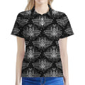 Mantis Spirit Animal Pattern Print Women's Polo Shirt