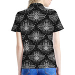 Mantis Spirit Animal Pattern Print Women's Polo Shirt