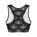 Mantis Spirit Animal Pattern Print Women's Sports Bra