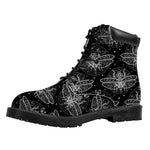 Mantis Spirit Animal Pattern Print Work Boots