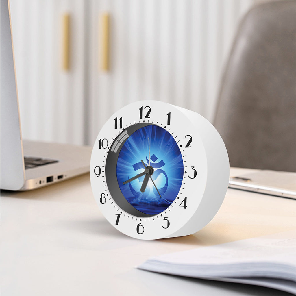 Mantra Om Print Alarm Clock