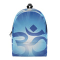Mantra Om Print School Backpack