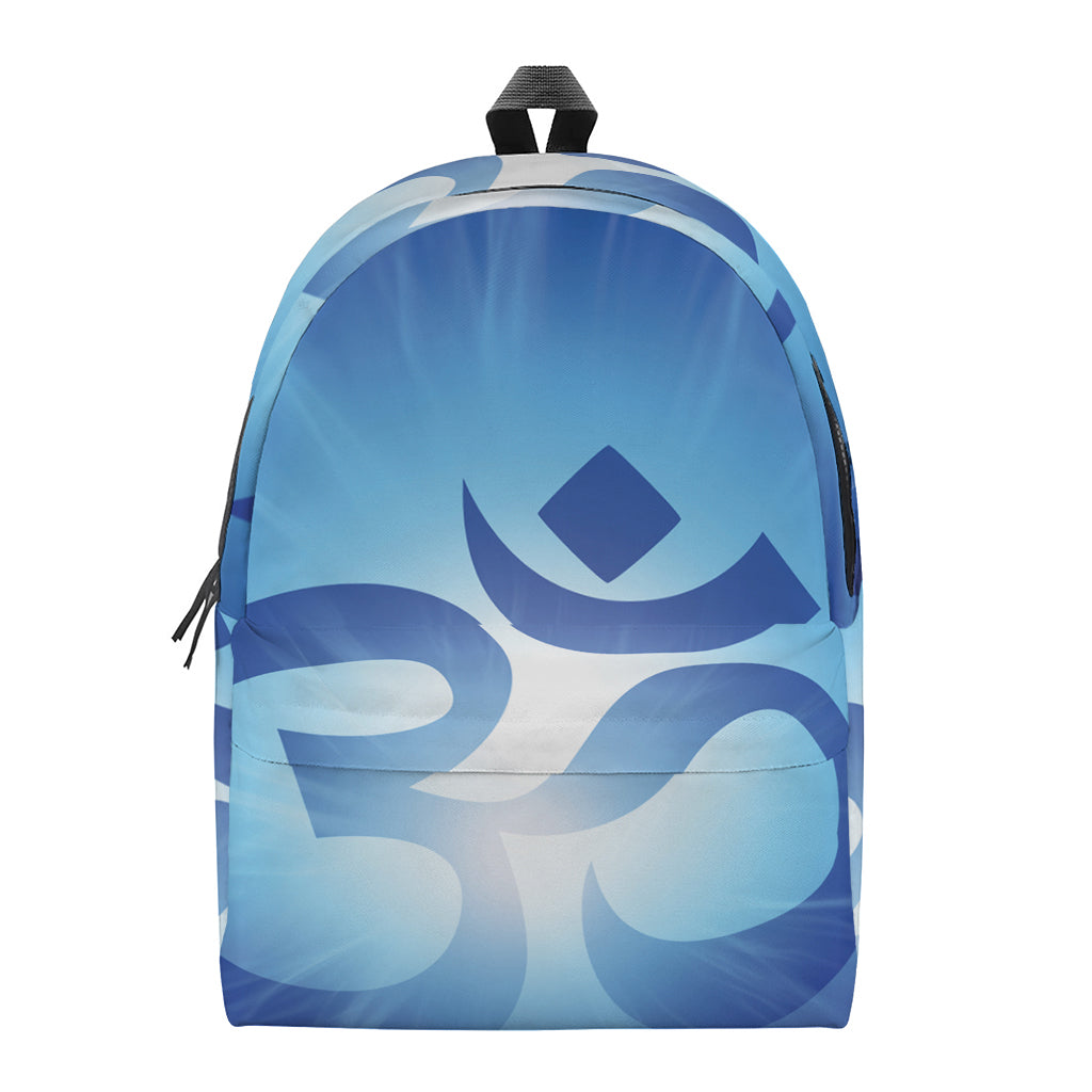 Mantra Om Print Backpack
