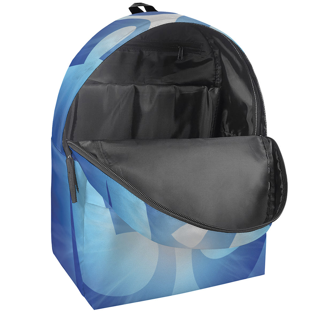 Mantra Om Print Backpack
