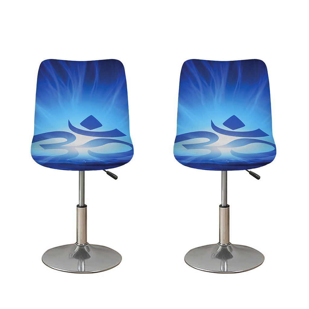 Mantra Om Print Bar Stool Covers