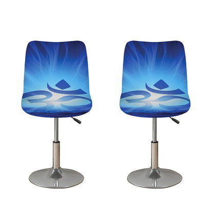 Mantra Om Print Bar Stool Covers