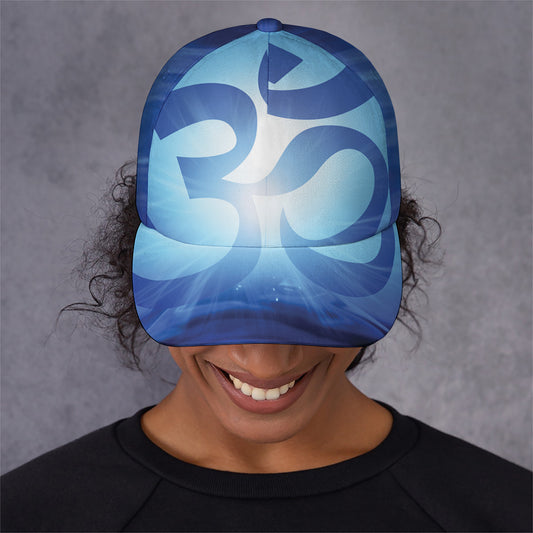 Mantra Om Print Baseball Cap