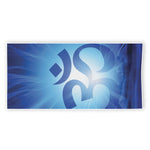 Mantra Om Print Beach Towel