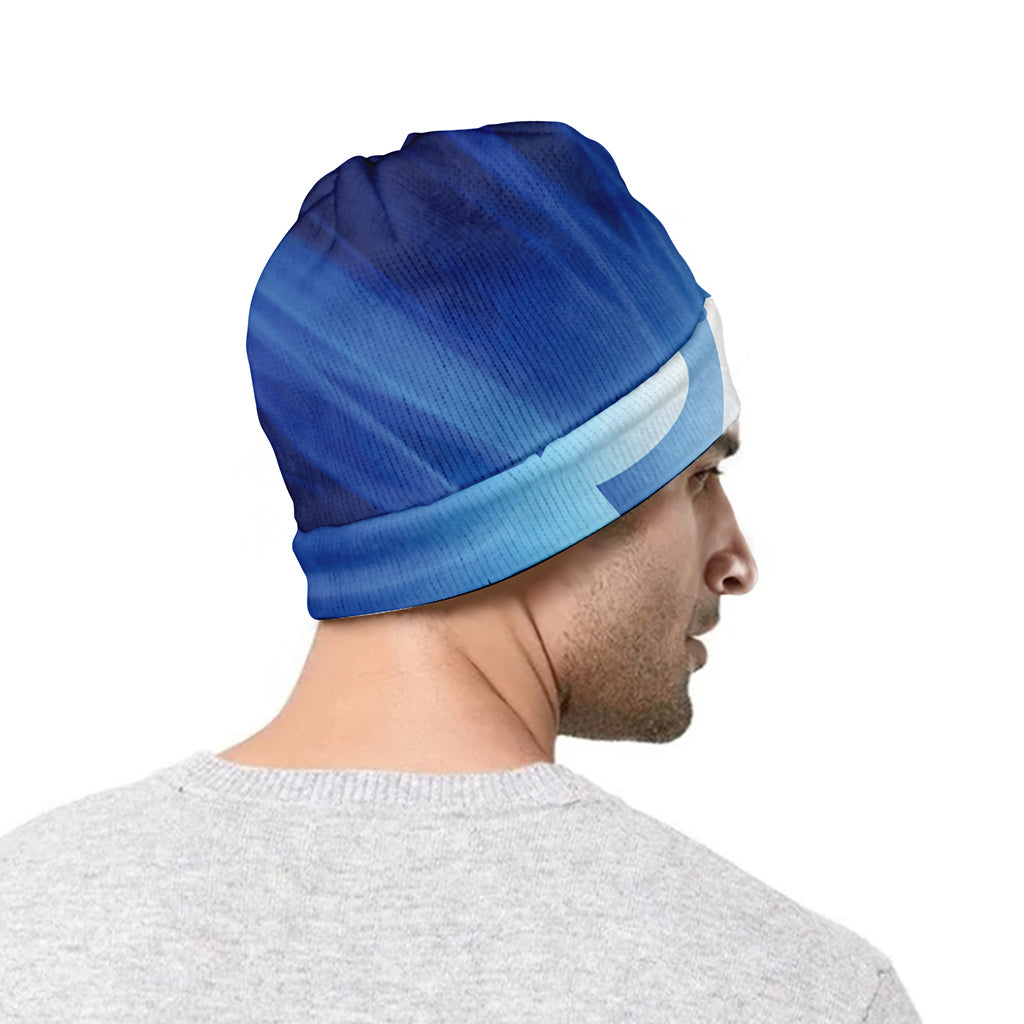 Mantra Om Print Beanie