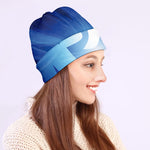 Mantra Om Print Beanie