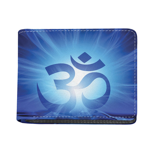 Mantra Om Print Bifold Wallet