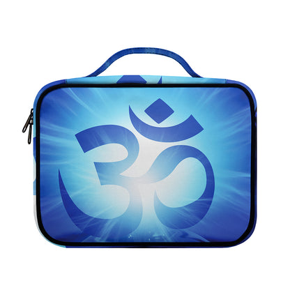 Mantra Om Print Briefcase Bible Bag
