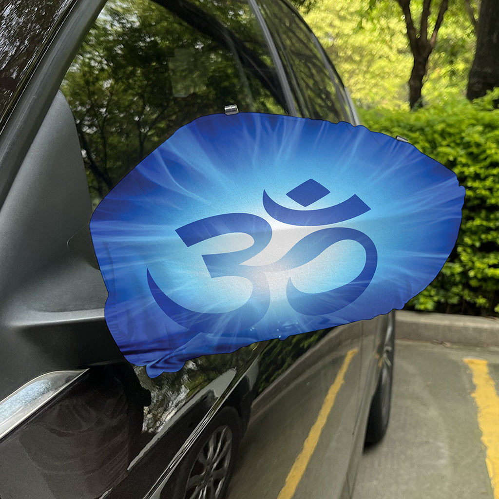 Mantra Om Print Car Side Mirror Covers
