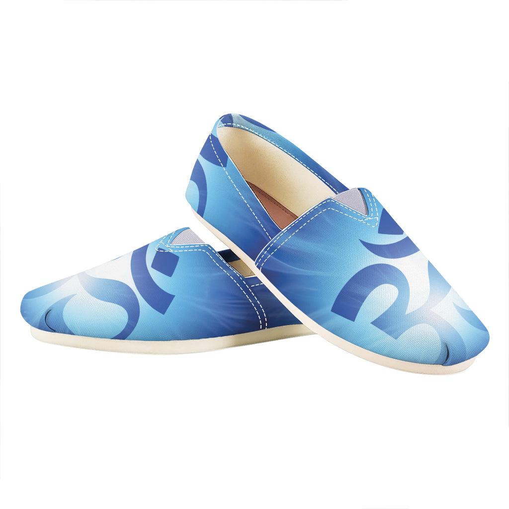 Mantra Om Print Casual Shoes