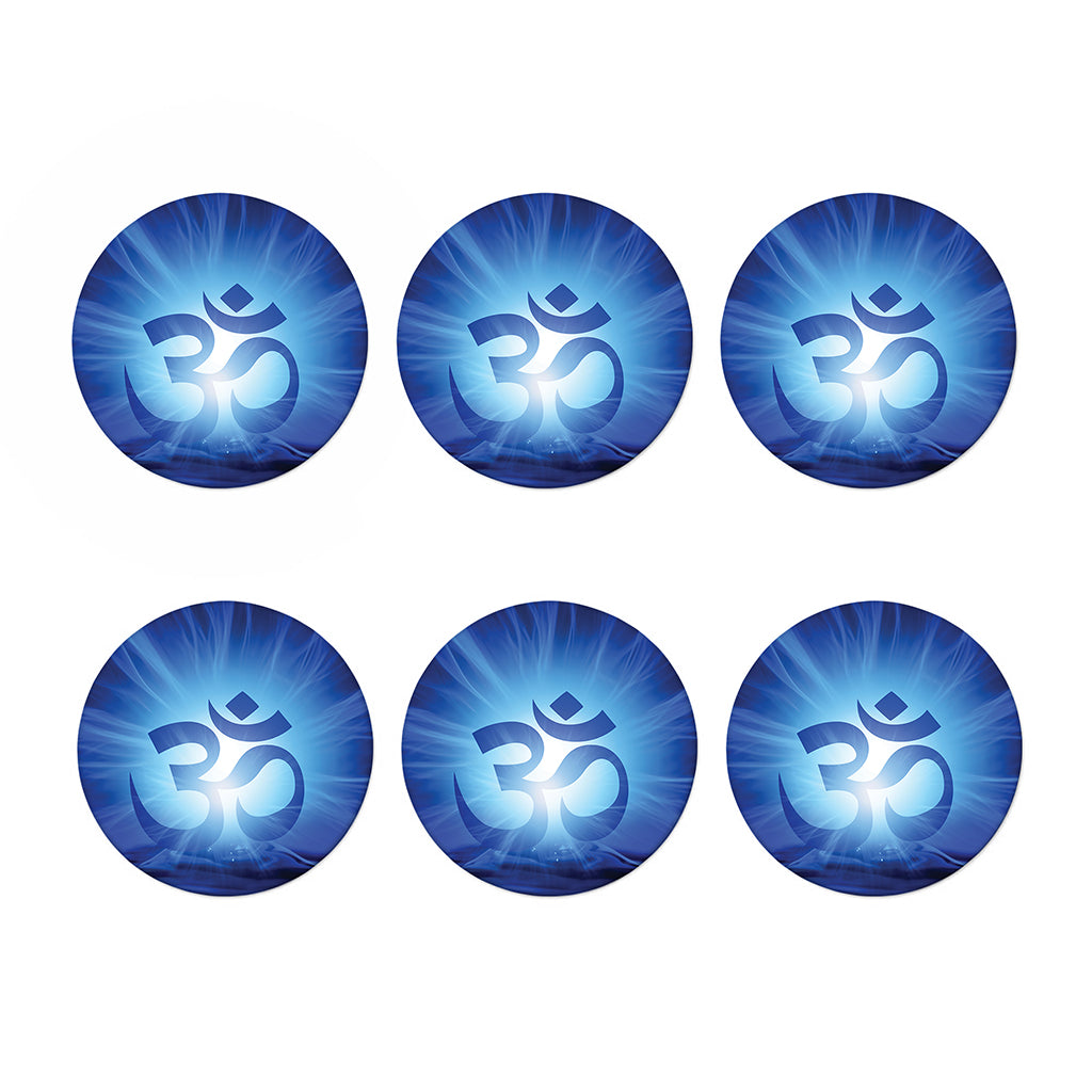 Mantra Om Print Coaster Set