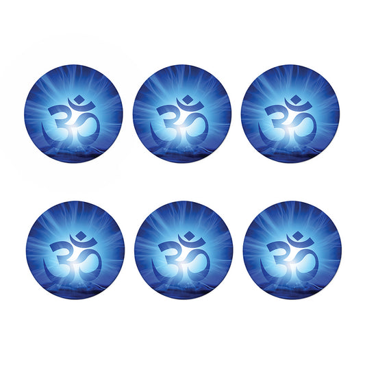 Mantra Om Print Coaster Set
