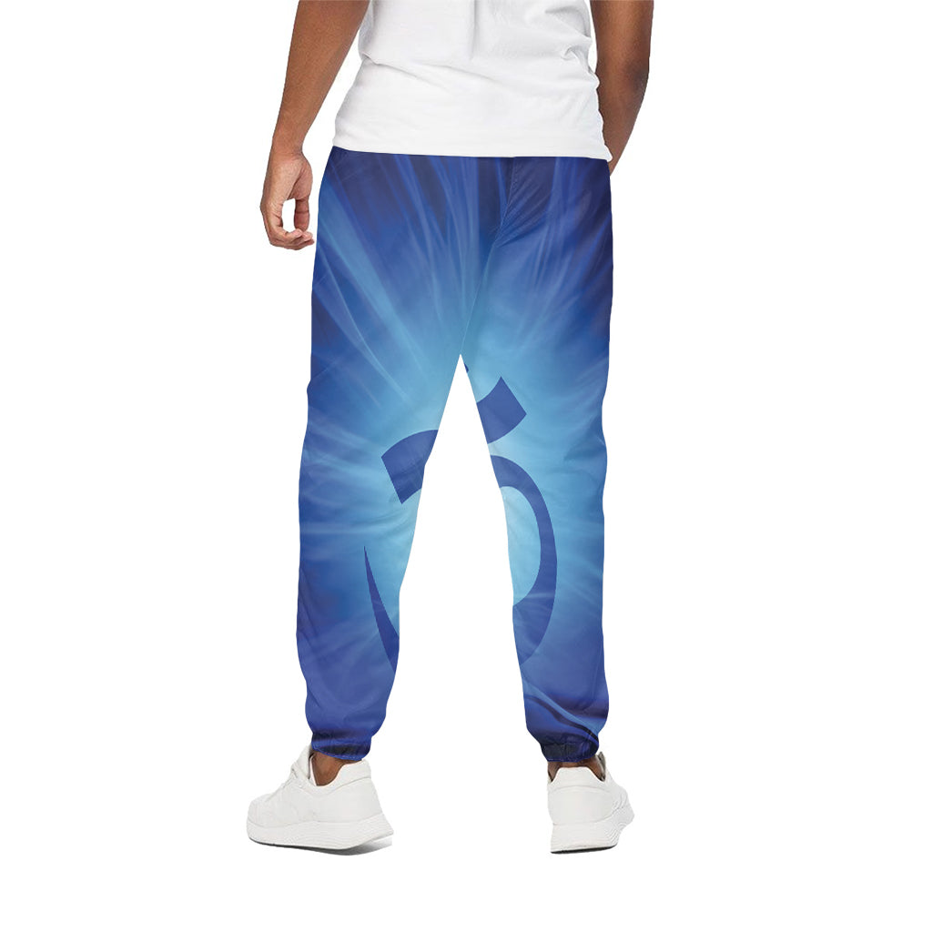 Mantra Om Print Cotton Pants