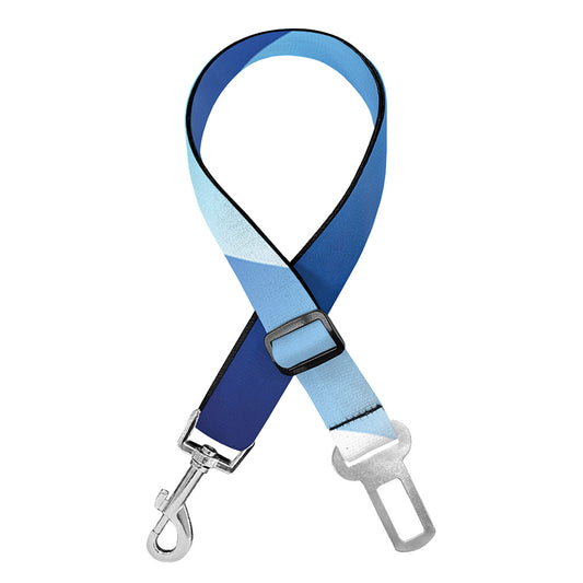 Mantra Om Print Dog Seat Belt