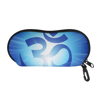 Mantra Om Print Glasses Case