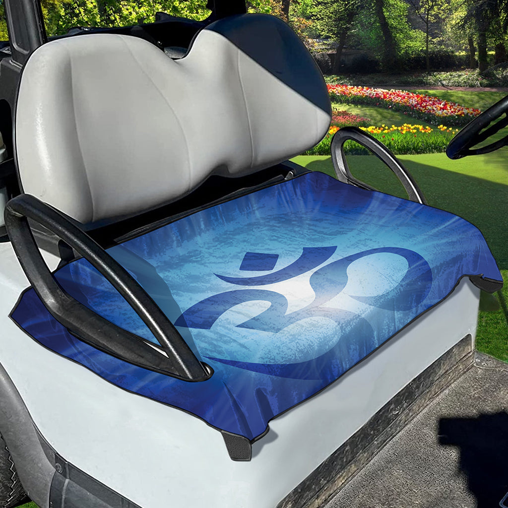 Mantra Om Print Golf Cart Seat Cover