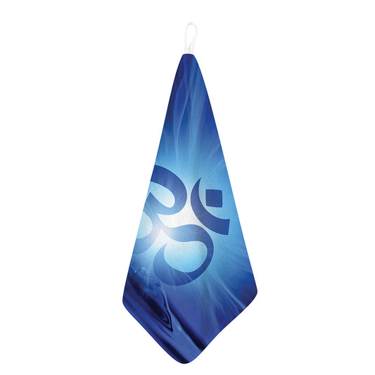 Mantra Om Print Hand Towel