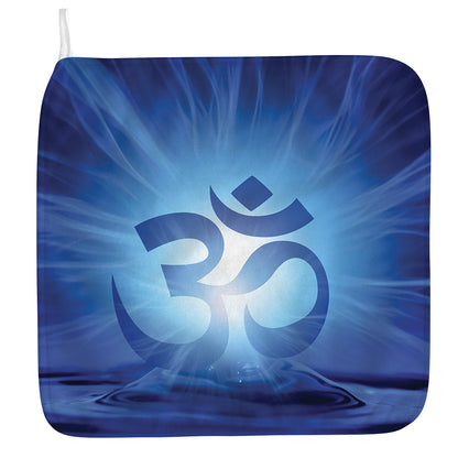 Mantra Om Print Hand Towel