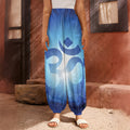 Mantra Om Print Harem Pants