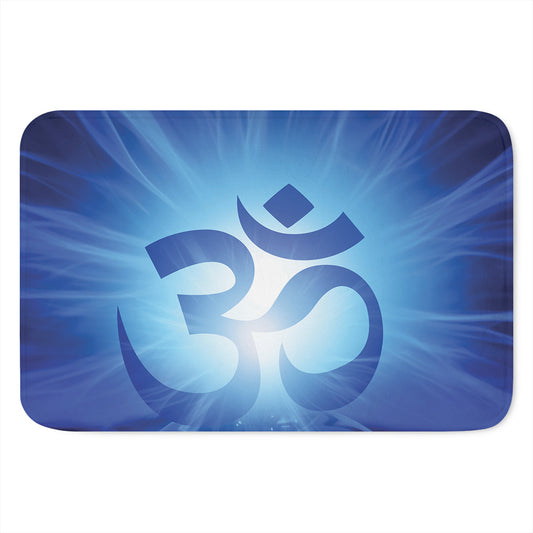 Mantra Om Print Indoor Door Mat