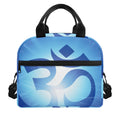 Mantra Om Print Insulated Lunch Bag