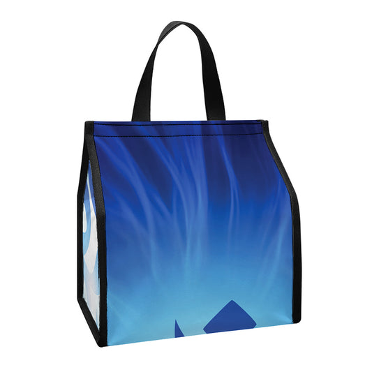 Mantra Om Print Insulated Lunch Tote