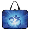 Mantra Om Print Laptop Sleeve With Handle