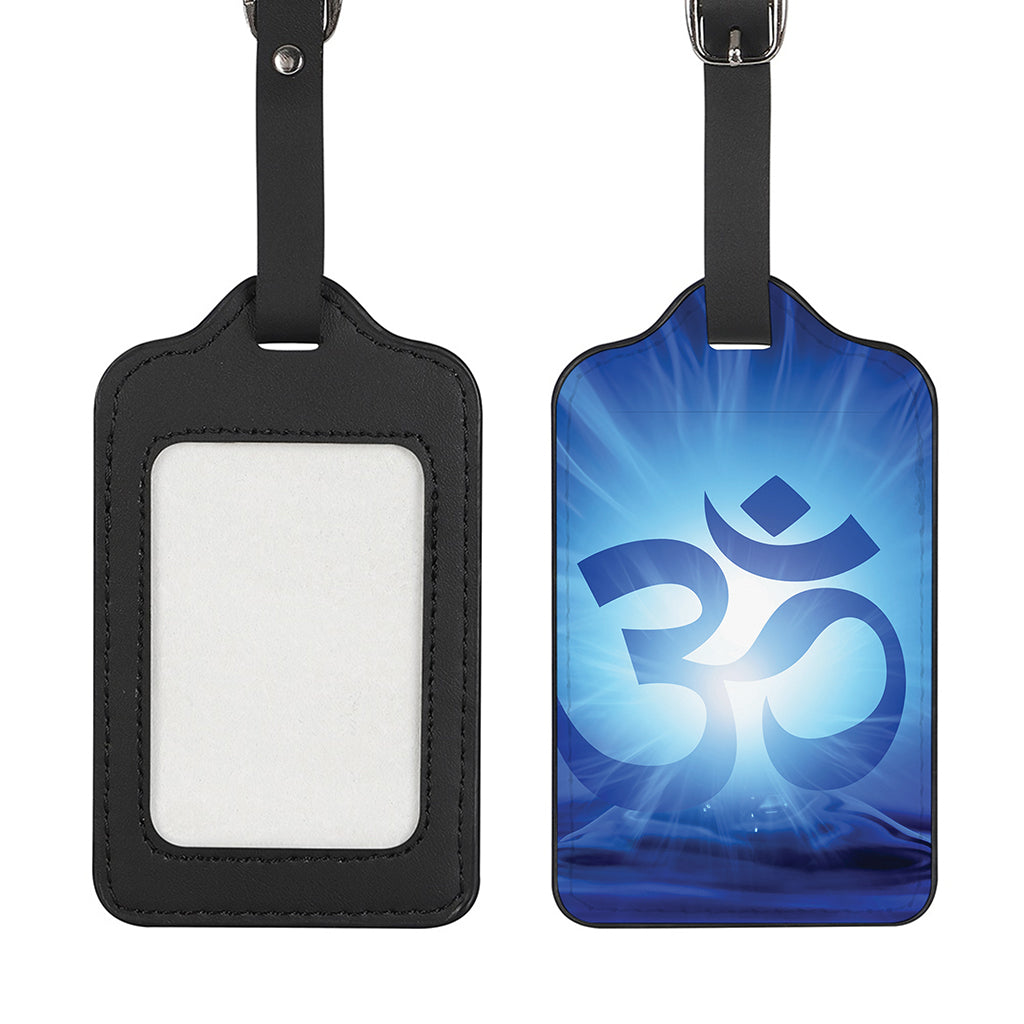 Mantra Om Print Luggage Tag