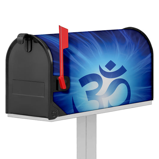 Mantra Om Print Mailbox Cover